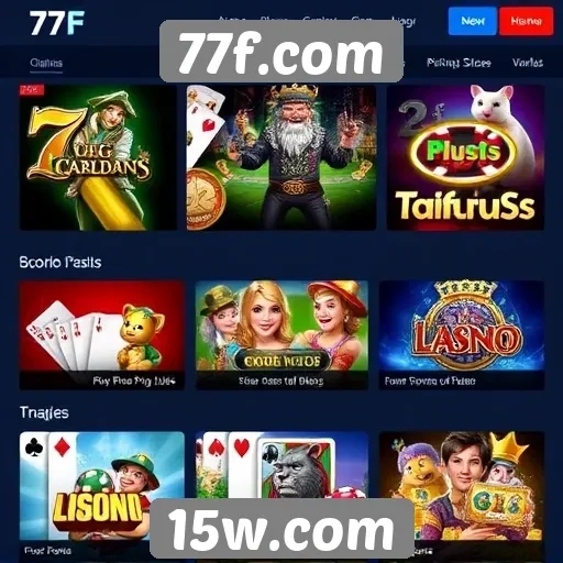 77f.com oferece variedade em jogos de cassino online